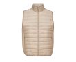 Gilet sans manche en duvet homme SOL'S Stream 280 g/m² couleur beige