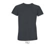 T-shirt unisexe en coton avec col rond SOL'S Crusader 150 g/m² couleur gris foncé