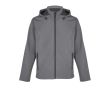 Veste softshell en polyester recyclé avec capuche SOL'S couleur gris foncé