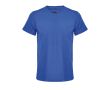 T-shirt unisexe en coton semi-peigné col V SOL'S couleur bleu roi
