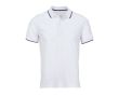 Polo unisexe en coton avec rayure contrastée 200g/m² SOL'S PALERMO couleur blanc cassé