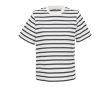 T-shirt femme en coton biologique, coupe moderne 150 g/m² SOL'S LEGEND couleur blanc/bleu