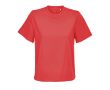T-shirt femme en coton biologique, coupe moderne 150 g/m² SOL'S LEGEND couleur rouge