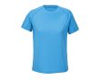 T-shirt respirant pour femme en polyester recyclé SOL'S couleur cyan