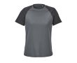T-shirt respirant pour femme en polyester recyclé SOL'S couleur gris taupe