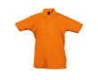 Polos sérigraphiés pour enfants 100% coton 170 g/m² SOL'S Summer II couleur orange