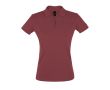 Polos sérigraphiés pour femmes en coton 180 g/m² SOL'S Perfect Women couleur bordeaux