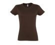 T-shirt pour femmes 100% coton 190 g/m² SOL'S Imperial couleur marron foncé