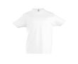 T-shirt pour enfants avec logo 100% coton 190 g/m² SOL'S Imperial couleur ivoire