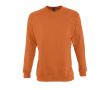 Sweat sérigraphié en coton et polyester 280 g/m² SOL'S New Supreme  couleur orange