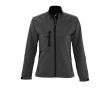 Vestes softshell imperméables pour femmes 340 g/m² SOL'S Roxy couleur gris foncé