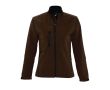 Vestes softshell imperméables pour femmes 340 g/m² SOL'S Roxy couleur marron foncé