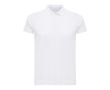 Polo femme coupe décontractée en coton piqué recyclé 220 g/m2 Iqoniq couleur blanc cassé