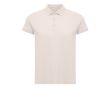 Polo femme coupe décontractée en coton piqué recyclé 220 g/m2 Iqoniq couleur rose clair