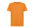 T-shirt enfant coton recyclé, casual fit, 160 g/m², Iqoniq couleur orange