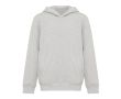 Sweat-shirt enfant en coton recyclé avec capuche 280 g/m2 Iqoniq couleur gris clair