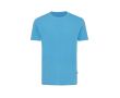 T-shirt publicitaire coton recyclé unisexe casual fit 180 g/m² Iqoniq couleur bleu ciel