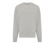 Sweat over size en coton écologique 340 g/m2 Iqoniq  couleur gris clair