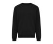Sweat unisexe à col rond en molleton 340 g/m² Iqoniq Torla couleur noir