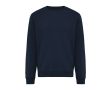 Sweat unisexe à col rond en molleton 340 g/m² Iqoniq Torla couleur bleu marine