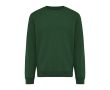 Sweat unisexe à col rond en molleton 340 g/m² Iqoniq Torla couleur vert foncé