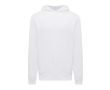 Sweat-shirt unisexe avec capuche en coton recyclé 280 g/m2 Iqoniq  couleur blanc