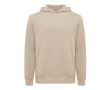Sweat-shirt unisexe avec capuche en coton recyclé 280 g/m2 Iqoniq  couleur marron clair