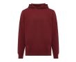 Sweat-shirt unisexe avec capuche en coton recyclé 280 g/m2 Iqoniq  couleur bordeaux