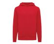 Sweat-shirt unisexe avec capuche en coton recyclé 280 g/m2 Iqoniq  couleur rouge