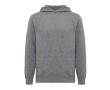 Sweat-shirt unisexe avec capuche en coton recyclé 280 g/m2 Iqoniq  couleur gris taupe