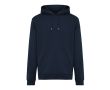 Sweat à capuche unisexe en molleton brossé 340 g/m² Iqoniq Joshua couleur bleu marine