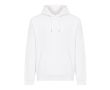 Sweat à capuche unisexe en molleton brossé 340 g/m² Iqoniq Joshua couleur blanc cassé