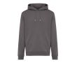 Sweat à capuche unisexe en molleton brossé 340 g/m² Iqoniq Joshua couleur argenté mat