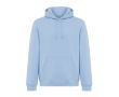Sweat à capuche unisexe en molleton brossé 340 g/m² Iqoniq Joshua couleur cyan