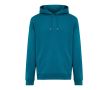 Sweat à capuche unisexe en molleton brossé 340 g/m² Iqoniq Joshua couleur bleu gris