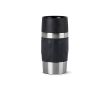 Gobelet isotherme nomade en acier inoxydable, compact et antifuite couleur noir