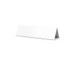 Plaque d’identification de bureau avec base blanche, fabrication UE couleur blanc