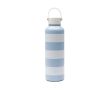 Gourde isotherme anti-fuite avec design plage et anse 600 ml couleur bleu ciel