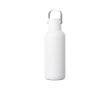 Gourde isotherme à double paroi, paille et couvercle antifuite 600 ml couleur blanc