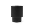 Tasse en argile recyclée au design scandinave de 300 ml couleur noir