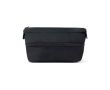 Trousse de toilette extensible en plastique recyclé avec zip 7 L couleur noir