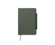 Carnet rechargeable A5 avec support pour téléphone, pages lignées couleur vert