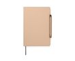 Carnet rechargeable A5 avec support pour téléphone, pages lignées couleur ivoire