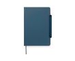 Carnet rechargeable A5 avec support pour téléphone, pages lignées couleur bleu marine