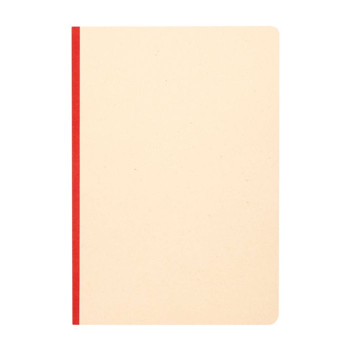 Carnet à couverture souple en canne à sucre et RPET A5, pages lignées