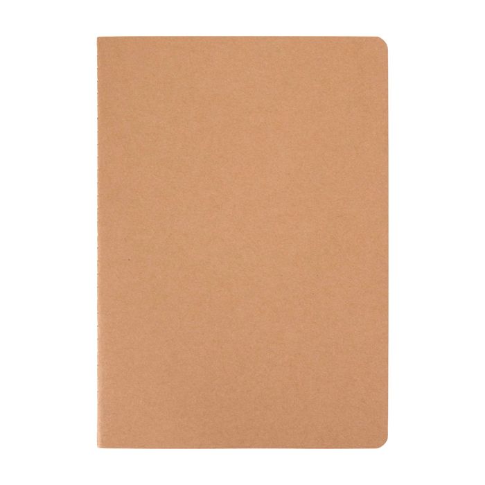 Carnet de type agenda en papier kraft avec reliure cousue A5