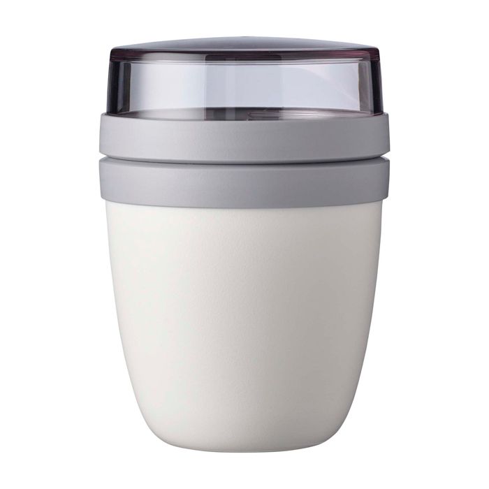 Petite lunch box en plastique avec double compartiment 420 ml Mepal