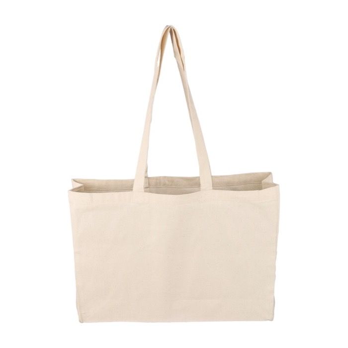 Sac de courses en coton naturel Oeko-Tex® 220 g/m2