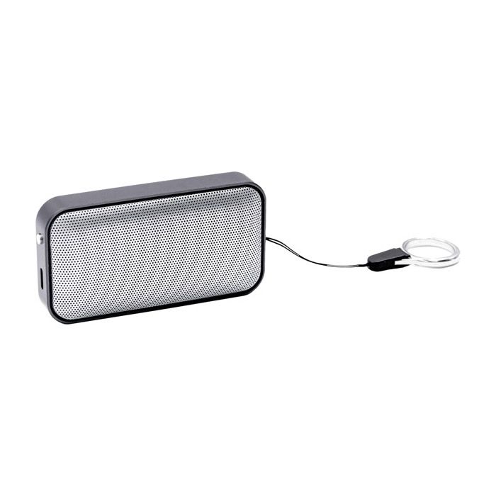 Enceinte sans fil ultra-fine en aluminium et daim 2W