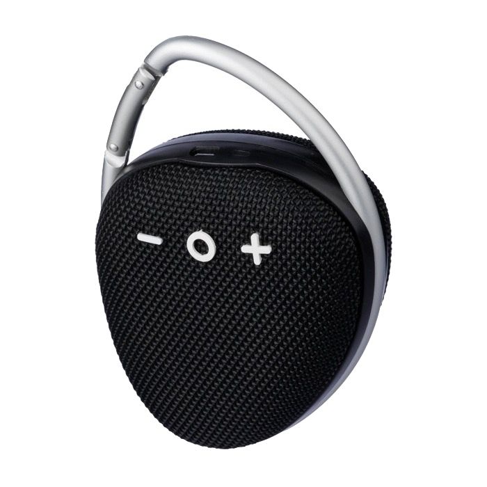 Enceinte avec bracelet de transport, autonomie de 3,5 heures